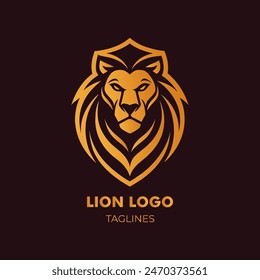 A Furious Lion Logo Template