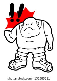 Furious monster