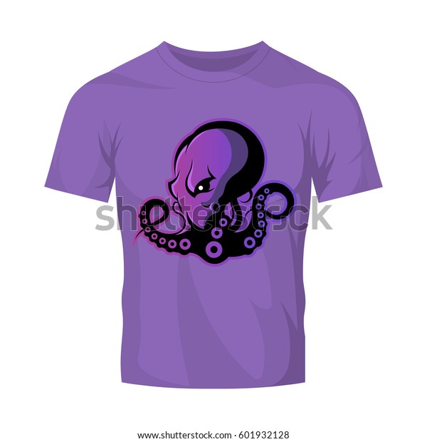 Furious Octopus Sport Vector Logo Concept Stock Vector (Royalty Free ...