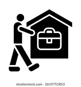 Furlough Icon Element For Design