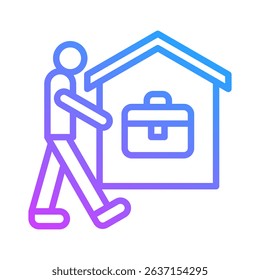 Furlough Icon Element For Design
