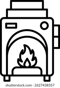 Forno Criativo Vetor Ícone Design