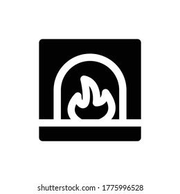 Ilustración de diseño de vectores de plantillas de logotipo de iconos de horno 