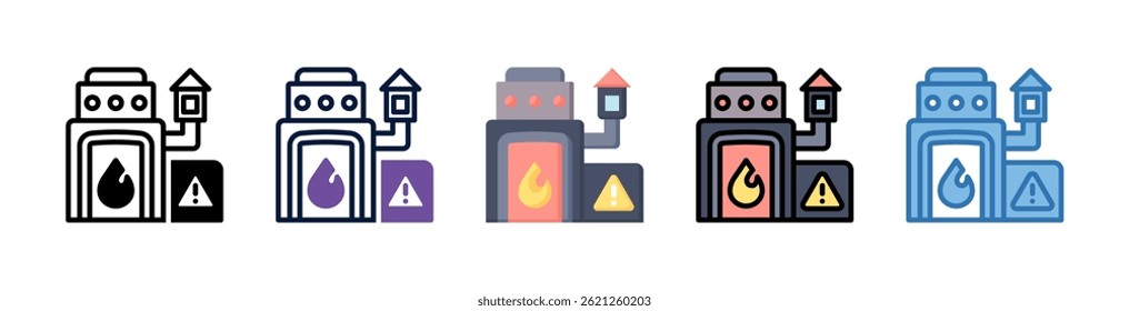 Furnaces Icon Element For Design
