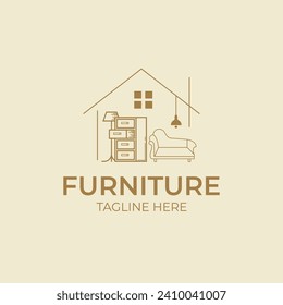 Furnishing ideas decoration design vector