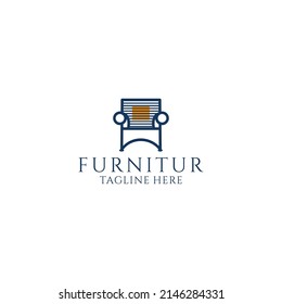 Furnitur logo icon design vector template