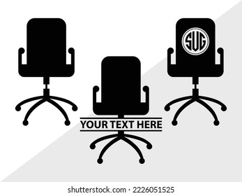 Furnitur Monogram Printable Vector Illustration