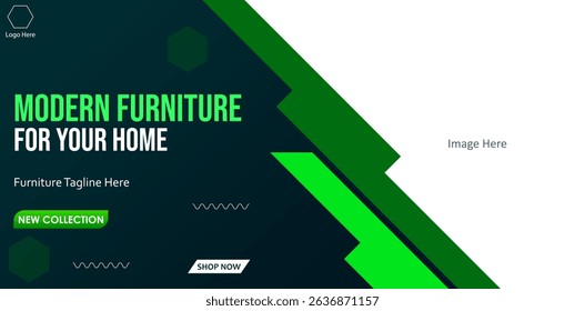 Furniture ads online web banner. Abstract web graphic background online furniture.