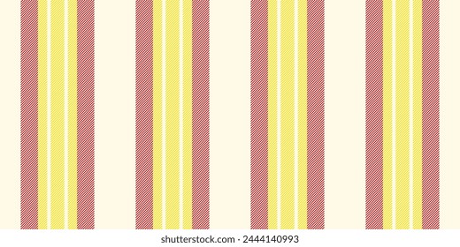 Líneas de fondo de muebles textiles, Vector sin costuras de Vertical de tienda. Tejido de textura de fibra estampado de rayas en encaje antiguo y color rojo.