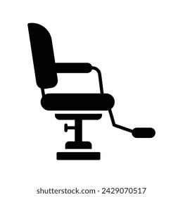 Furniture for beauty salon, hairdresser chair, barber chair vector design