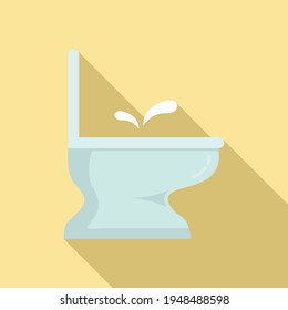 Furniture bidet icon. Flat illustration of Furniture bidet vector icon for web design