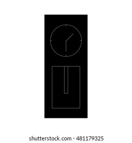 Furniture black icons. Black icon vector illustration