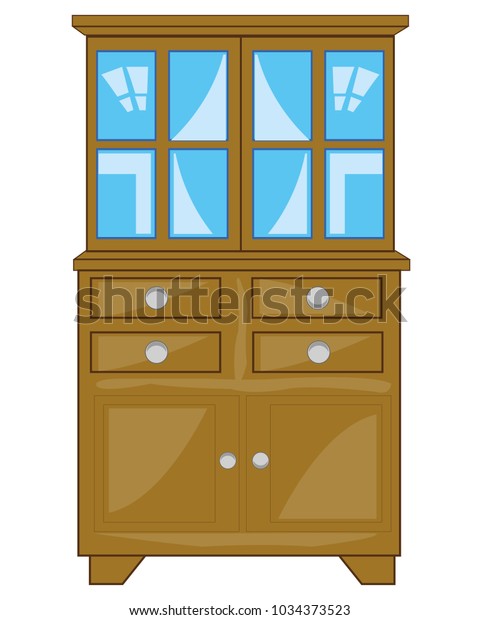 Furniture Building Closet Sliding Box Stock Vector Royalty Free