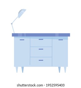 furniture cabinet lamp icon isolated