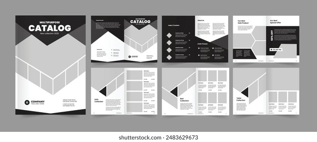 furniture catalogue template and product catalog design