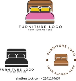 Furniture Company Logo Editable File. Both Color And Black And White.