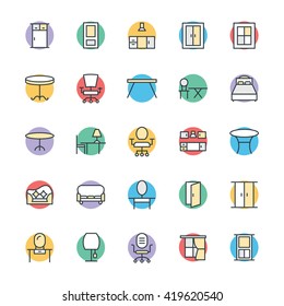 Furniture Cool Vector Icons 2