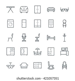 Furniture Cool Vector Icons 2