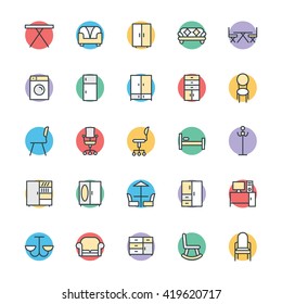 Furniture Cool Vector Icons 4