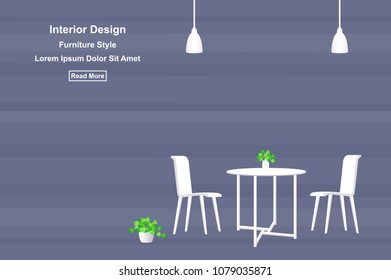 Furniture Design. Interior.