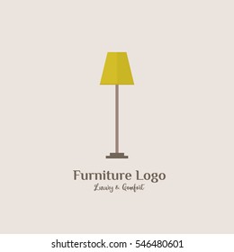 furniture design logo template. Vector Illustration with flat style