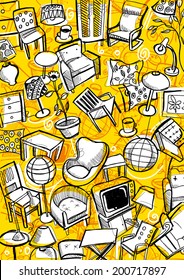 Dibujo de muebles