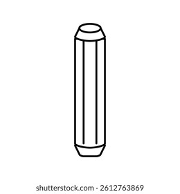 furniture dowel assembly line icon vector. furniture dowel assembly sign. isolated contour symbol black illustration