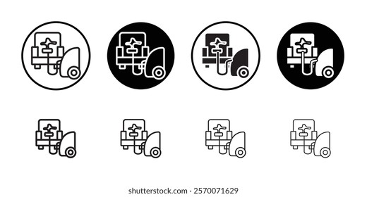 Furniture dry cleaning icon Outline vector for web ui