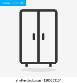 Furniture Editable Stroke Pixel Perfect Icon Vector