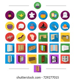 Furniture, entertainment, travel and other web icon in cartoon style. Plastic, design, leisure, icons in set collection.