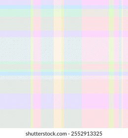 Furniture fabric vector tartan, copy space background pattern plaid. Woven check texture seamless textile in light and blanched almond colors palette.