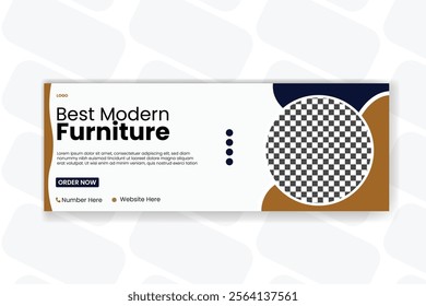 Furniture Facebook cover post design