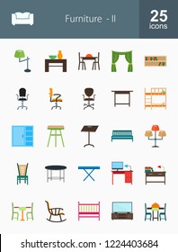 Furniture Flat Icons