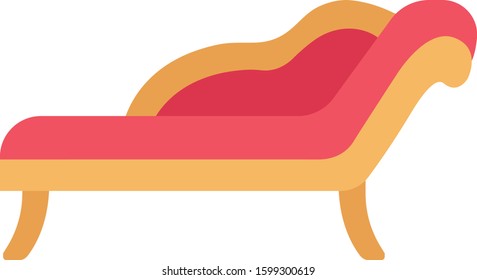 Furniture Flat icons for couch & seating