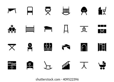 Furniture Hand Drawn Vector Icons 4