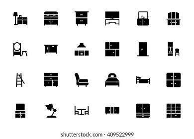 Furniture Hand Drawn Vector Icons 3 svg