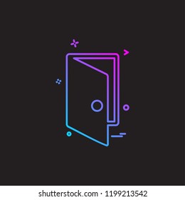Furniture icon design vector 