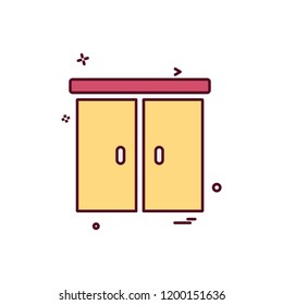 Furniture icon design vector