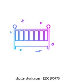 Furniture icon design vector