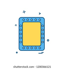 Furniture icon design vector 