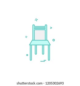 Furniture icon design vector