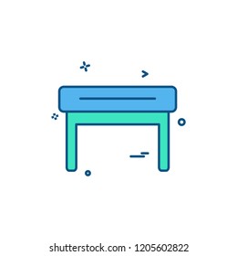 Furniture icon design vector 