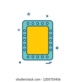 Furniture icon design vector 