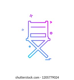 Furniture icon design vector 