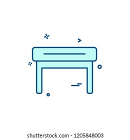 Furniture icon design vector 