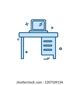 Furniture icon design vector