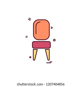 Furniture icon design vector