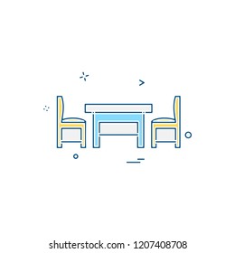 Furniture icon design vector 
