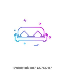 Furniture icon design vector 