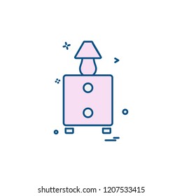 Furniture icon design vector 
